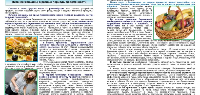 Питание беременной женщины 1