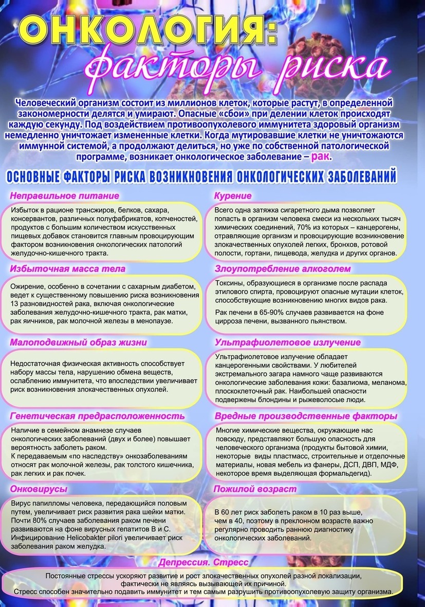 онколония факторы