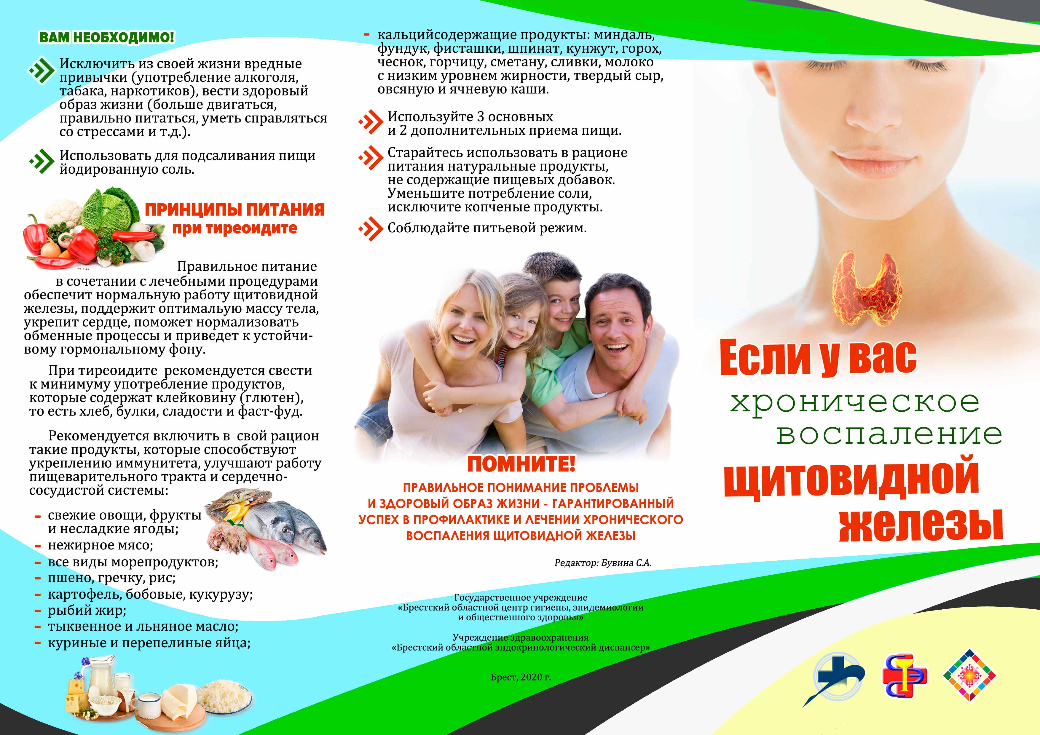 Если у вас хроническое воспаление щитовидной железы Лицо