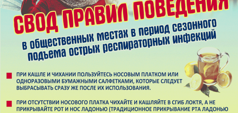 Респираторный этикет или Свод правил 2025