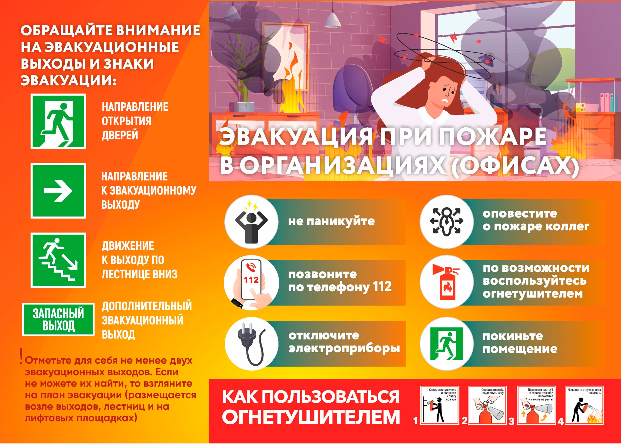 Эвакуация при пожаре в ТЦ организациях1